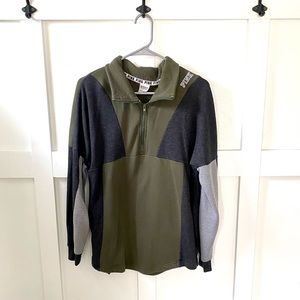 PINK 3/4 Zip Tunic Sweater